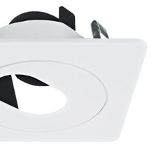 Load image into Gallery viewer, Pex™ 4" Square Adjustable Slot Rotatable Aperture Trim in Detail.