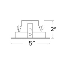 Load image into Gallery viewer, Pex™ 4" Square Deep Reflector - line drawing.