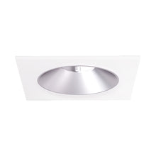Load image into Gallery viewer, Pex™ 4" Square Shallow Reflector in Haze with White Trim.