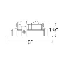 Load image into Gallery viewer, Unique™ 4" Round Baffle - line drawing.
