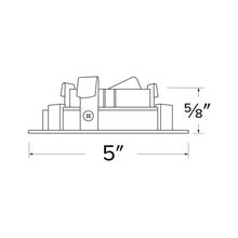 Load image into Gallery viewer, Unique™ 4" Round Reflector - line drawing.