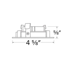 Load image into Gallery viewer, Unique™ 4" Square Reflector - line drawing.