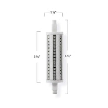 Load image into Gallery viewer, Emeryallen Amber Double Ended R7S 120V LED Bulb - line drawing.