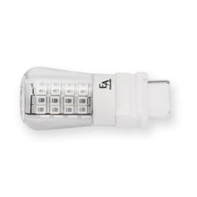 Load image into Gallery viewer, Emeryallen Amber S8 Wedge Base 12V Mini LED Bulb in Detail.
