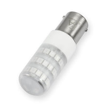 Load image into Gallery viewer, Emeryallen Amber Single Contact Bayonet Base 12V Mini LED Bulb in Detail.