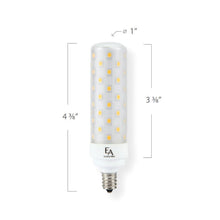 Load image into Gallery viewer, Emeryallen Candelabra Base 120V Mini LED Bulb - line drawing.