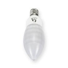 Load image into Gallery viewer, Emeryallen Candelabra Base Amber Mini LED Bulb in Detail.