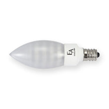 Load image into Gallery viewer, Emeryallen Candelabra Base Amber Mini LED Bulb in Detail.