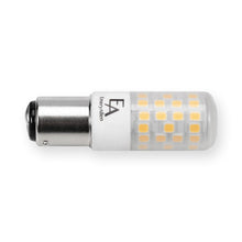 Load image into Gallery viewer, Emeryallen Double Contact Bayonet Base 120V Mini LED Bulb in Detail.