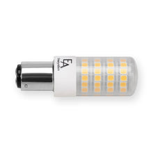 Load image into Gallery viewer, Emeryallen Double Contact Bayonet Base 120V Mini LED Bulb in Detail.