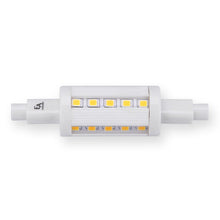 Load image into Gallery viewer, Emeryallen Double Ended R7S 120V Dimmable Mini LED Bulb in Detail.