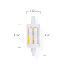 Load image into Gallery viewer, Emeryallen Double Ended R7S 120V Mini LED Bulb - line drawing.