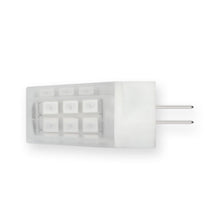 Load image into Gallery viewer, Emeryallen G4 Bi Pin Base 12V Amber Mini LED Bulb in Detail.