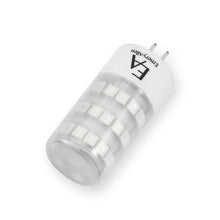 Load image into Gallery viewer, Emeryallen G4 Bi Pin Base 12V Amber Mini LED Bulb in Detail.