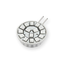 Load image into Gallery viewer, Emeryallen G4 Bi Pin Base 12V Wafer Amber Mini LED Bulb in Detail.