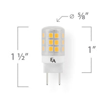 Load image into Gallery viewer, Emeryallen G8 Bi Pin Base 120V Mini LED Bulb - line drawing.