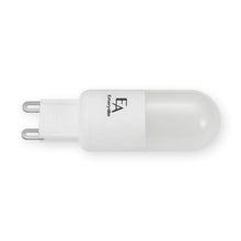 Load image into Gallery viewer, Emeryallen G9 Bi Pin Base 120V DTW Mini LED Bulb in Detail.