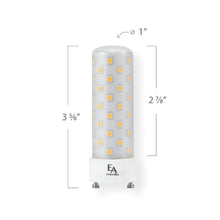 Load image into Gallery viewer, Emeryallen GU24 Base 120V Mini LED Bulb - line drawing.