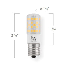 Load image into Gallery viewer, Emeryallen Intermediate Base 120V Mini LED Bulb - line drawing.
