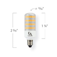 Load image into Gallery viewer, Emeryallen Mini-Can Base 120V Mini LED Bulb - line drawing.