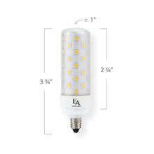 Load image into Gallery viewer, Emeryallen Mini-Can Base 120V Mini LED Bulb - line drawing.