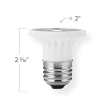 Load image into Gallery viewer, Emeryallen PAR16 E26 Squatty Base 120V Amber Mini LED Bulb - line drawing.