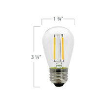 Load image into Gallery viewer, Emeryallen S14 Bistro Light Mini LED Bulb - line drawing.