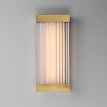 Load image into Gallery viewer, Acropolis Outdoor LED Wall Light in Detail.