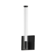 Load image into Gallery viewer, Cortex LED Wall Light in Black.
