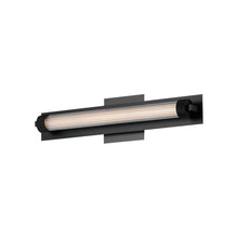 Load image into Gallery viewer, Doric LED Wall Light in Black (19-Inch).