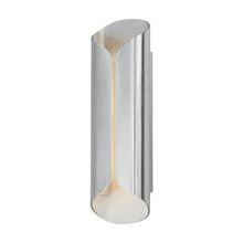 Load image into Gallery viewer, Folio Outdoor LED Wall Light in Satin Aluminum/White (20-Inch).