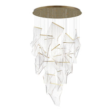 Load image into Gallery viewer, Rinkle LED Multi Light Pendant Light in French Gold (24-Light).