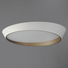 Load image into Gallery viewer, Slant LED Flush Mount Ceiling Light in Detail.