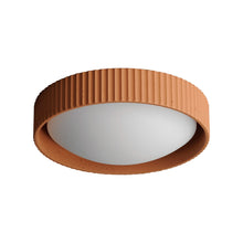 Load image into Gallery viewer, Souffle LED Flush Mount Ceiling Light in Terra Cotta (Medium).