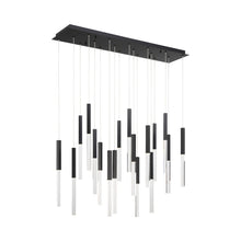 Load image into Gallery viewer, Benicio LED Rectangle Chandelier in Detail.