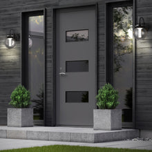 Load image into Gallery viewer, Caswell Outdoor LED Wall Light in Outside Area.