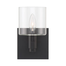 Load image into Gallery viewer, Decato Wall Light in Matte Black (1-Light).