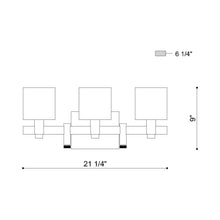 Load image into Gallery viewer, Decato Wall Light - line drawing.