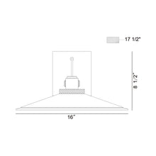 Load image into Gallery viewer, Deckard Outdoor LED Wall Light - line drawing.