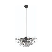 Load image into Gallery viewer, Dendelio Semi Flush Mount Ceiling Light in Matte Black.