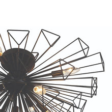 Load image into Gallery viewer, Dendelio Semi Flush Mount Ceiling Light in Detail.
