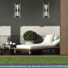 Load image into Gallery viewer, Savron Outdoor LED Wall Light in Outside Area.