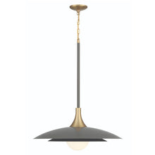 Load image into Gallery viewer, Welsh LED Pendant Light in Gray (Large).