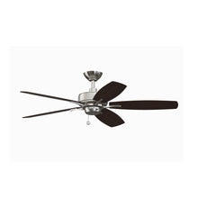 Load image into Gallery viewer, Aire Deluxe Indoor Ceiling Fan in Brushed Nickel (Cherry/Dark Walnut) (Without Light Kit).