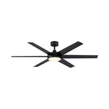 Load image into Gallery viewer, Brawn Indoor / Outdoor LED Ceiling Fan in Black.
