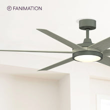Load image into Gallery viewer, Brawn Indoor / Outdoor LED Ceiling Fan in Detail.