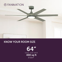 Load image into Gallery viewer, Brawn Indoor / Outdoor LED Ceiling Fan in Detail.