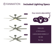 Load image into Gallery viewer, Brawn Indoor / Outdoor LED Ceiling Fan in Detail.
