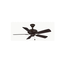 Load image into Gallery viewer, Edgewood Outdoor Ceiling Fan in Dark Bronze (44-Inch).