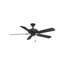 Load image into Gallery viewer, Edgewood Outdoor Ceiling Fan in Black (52-Inch).